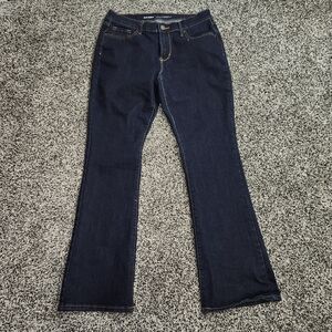 Old Navy Curvy Profile Mid-Rise BootCut Jeans‎ Women's Sz 10 Short Darkwash